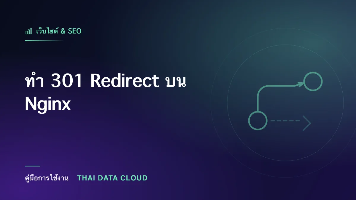 ทำ 301 Redirect บน Nginx