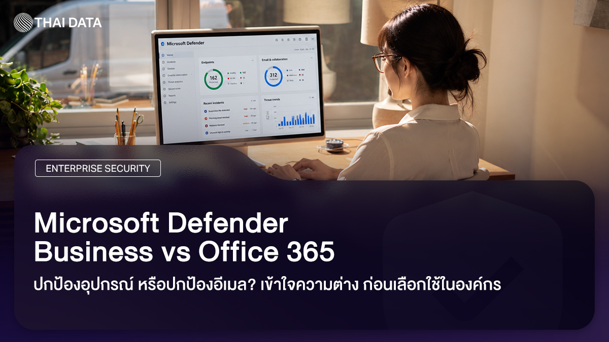 Microsoft Defender for Business เทียบกับ Defender for Office 365
