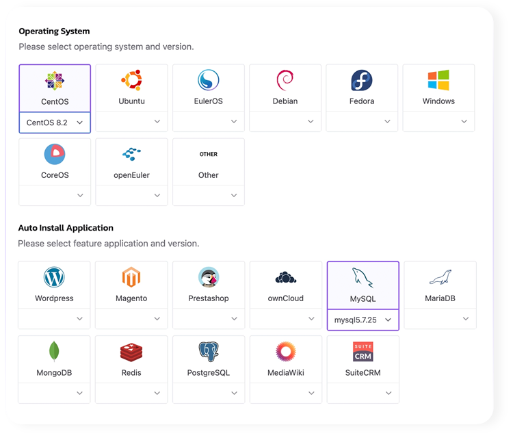 สร้าง Cloud Server