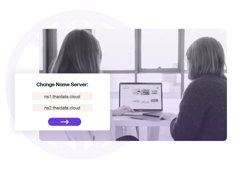 แผงควบคุมจัดการ Domain และ DNS Record ของ THAI DATA CLOUD