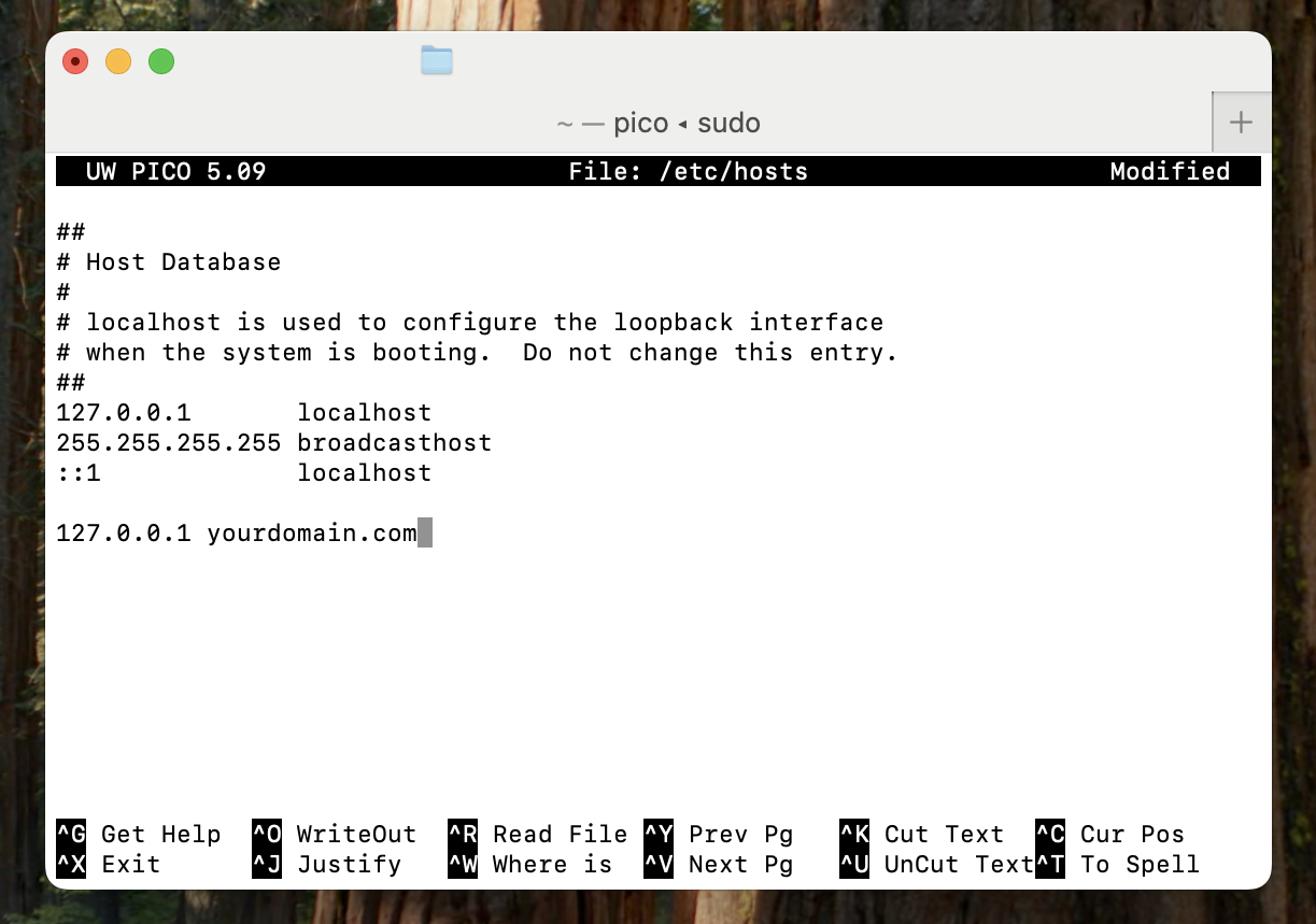 fixed host mac
