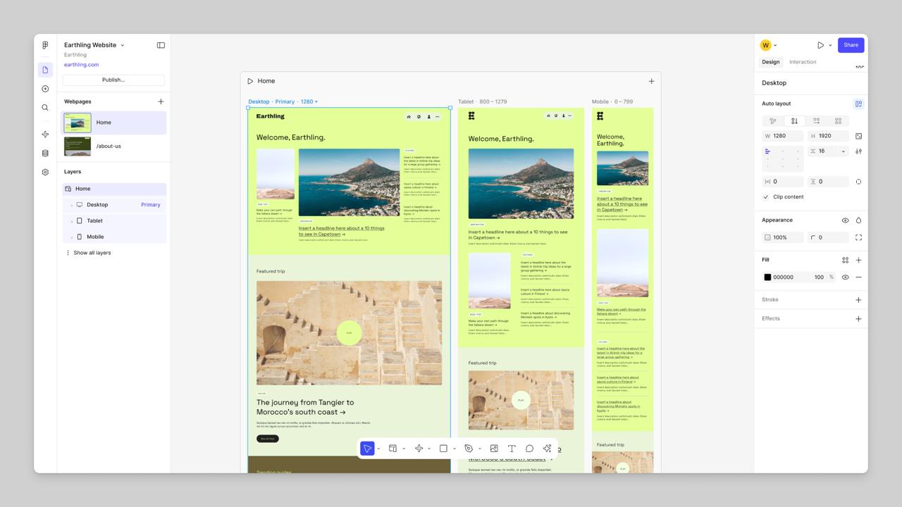 figma sites view